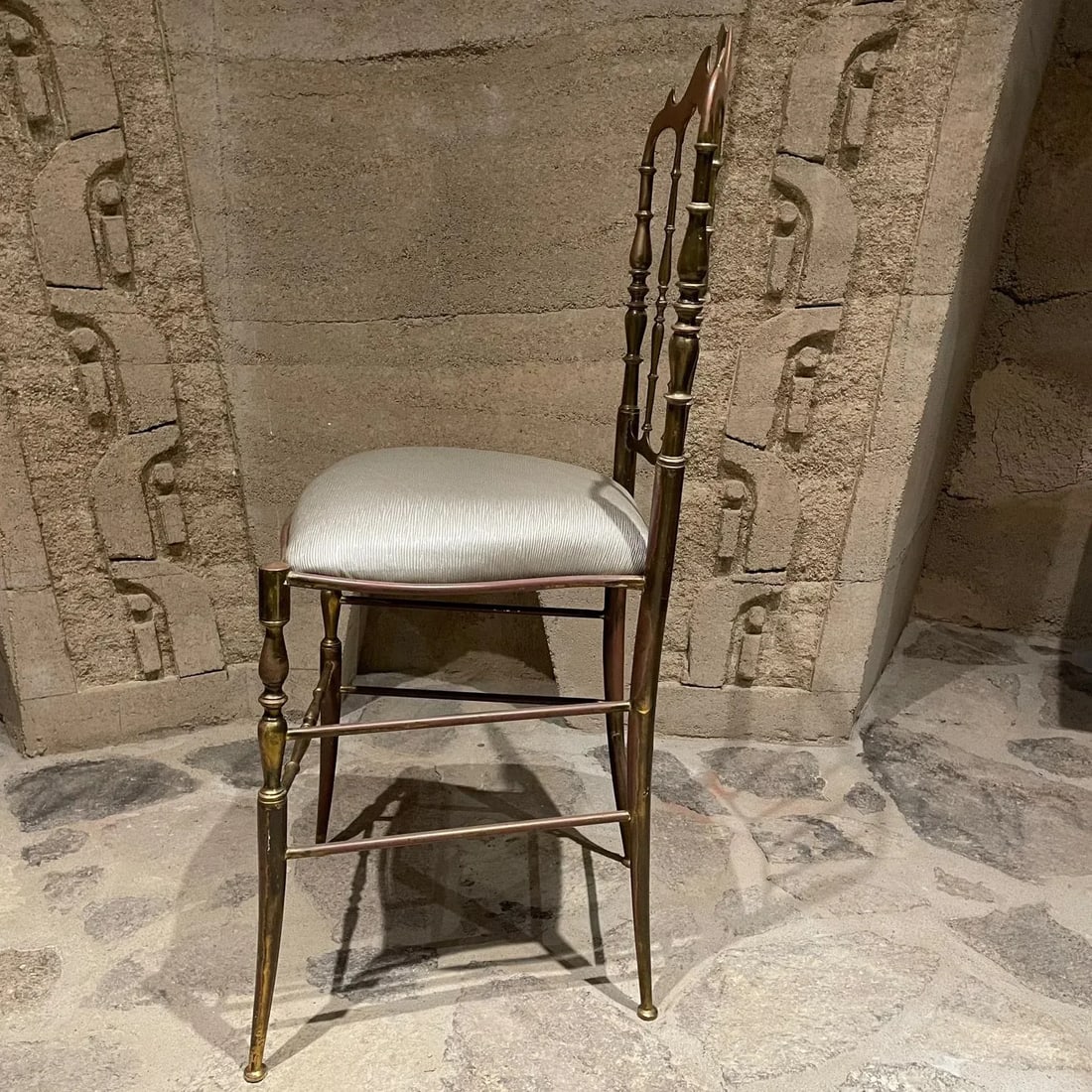1950s Chiavari Chair in Bronze Italy - 2