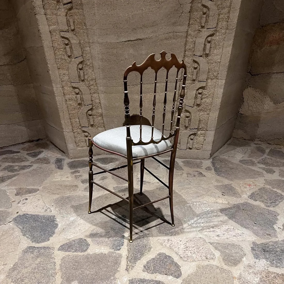 1950s Chiavari Chair in Bronze Italy - 4