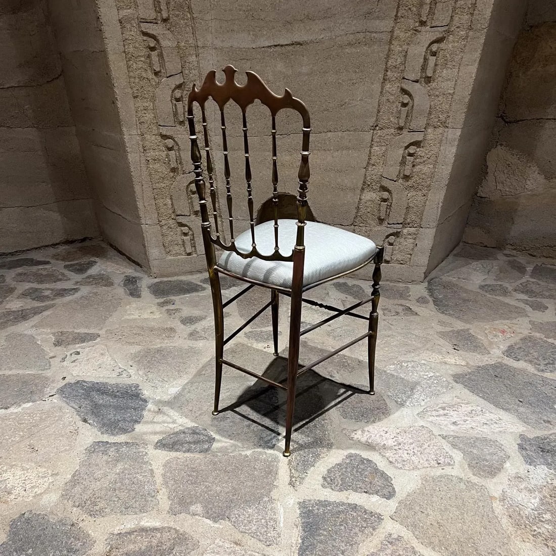 1950s Chiavari Chair in Bronze Italy - 6