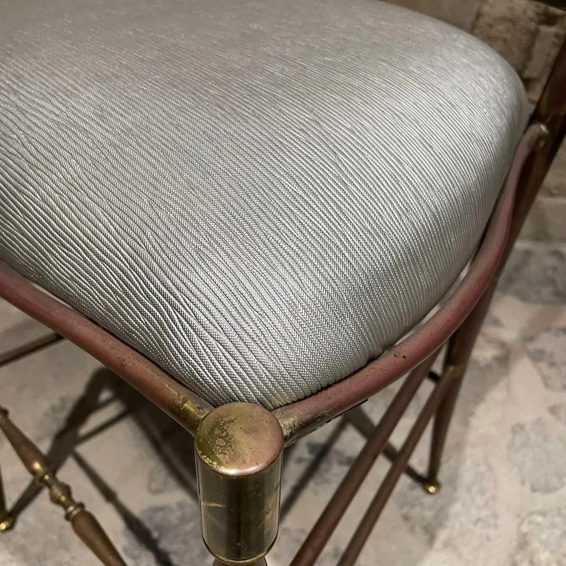 1950s Chiavari Chair in Bronze Italy - 7