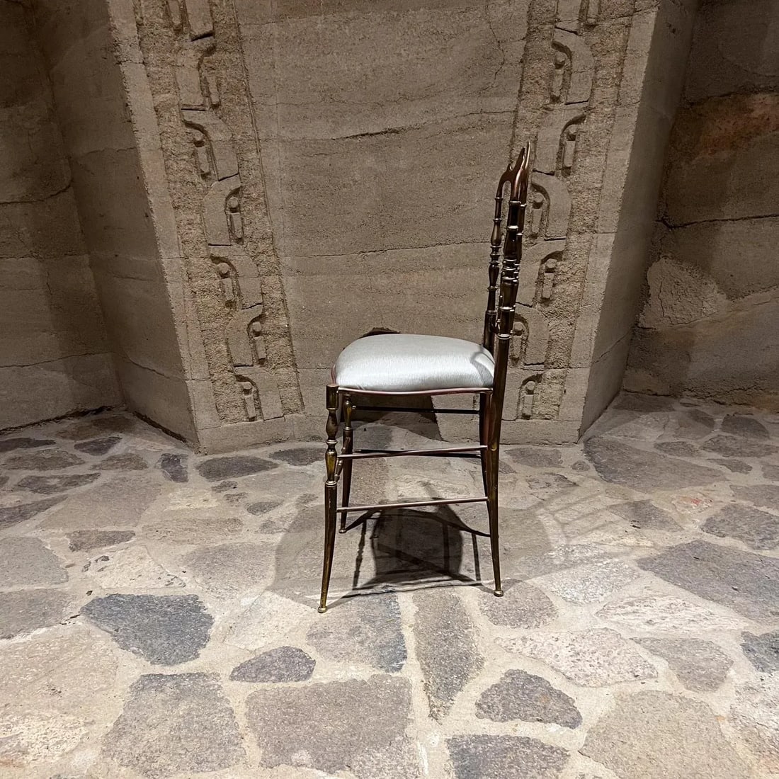 1950s Chiavari Chair in Bronze Italy - 9