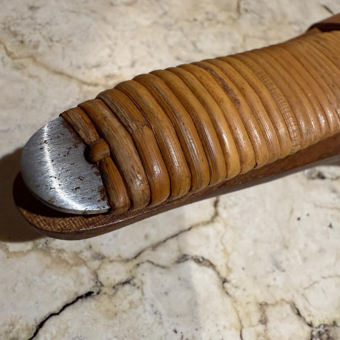 1950s Carl Auböck Charcuterie Sculptural Snack Board and Knife Austria - 3