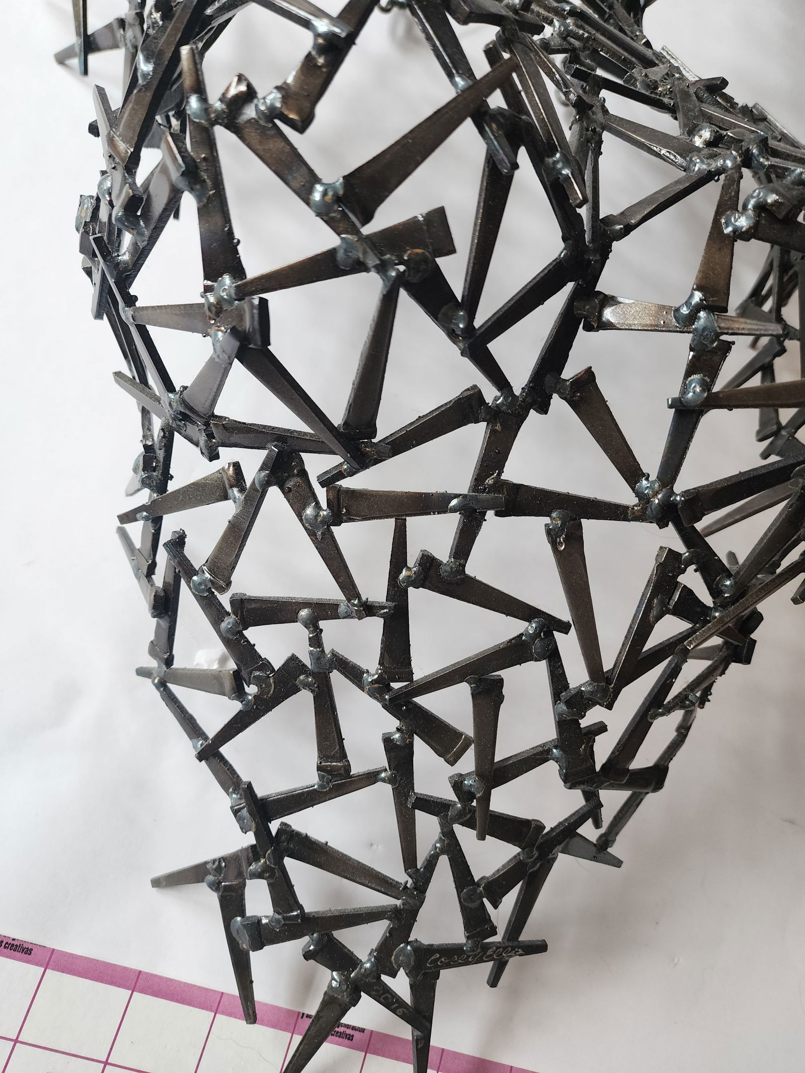 Corey Ellis Life Size Metal Sculpture - 2