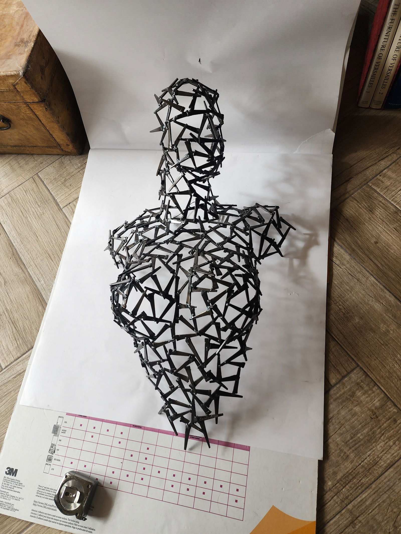 Corey Ellis Life Size Metal Sculpture - 6