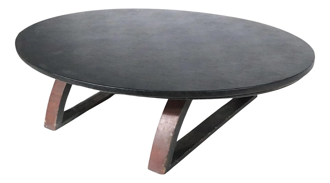 Folky Modernist Oval Coffee Table (1 of 12)