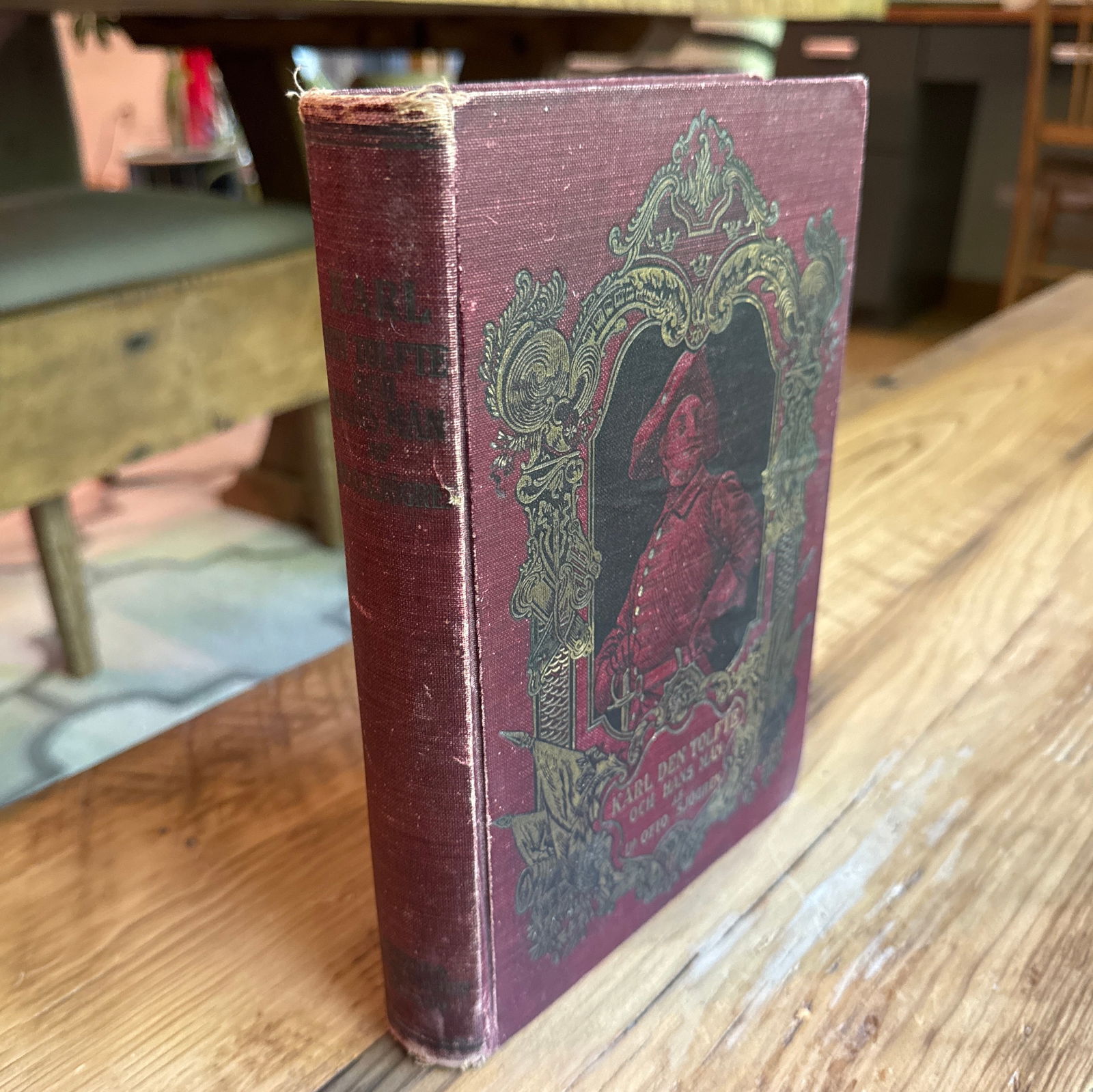 1903 Antique Historical Literature Hardcover-Swedish "Karl Den Tolfte Och Hans Man Lifsbilder Fran - 9