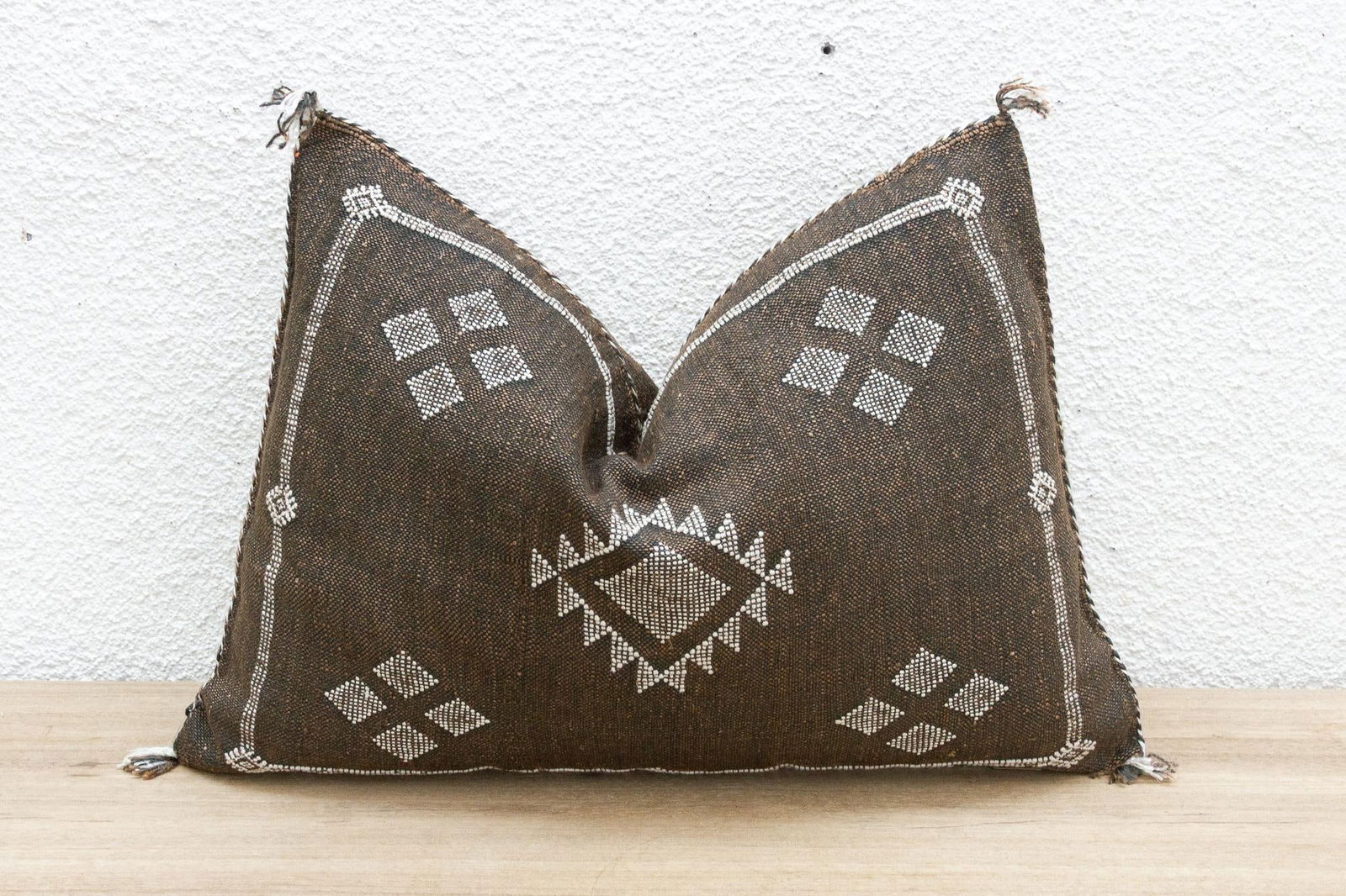 Ancient Earth Silk Rug Lumbar Pillow - 3