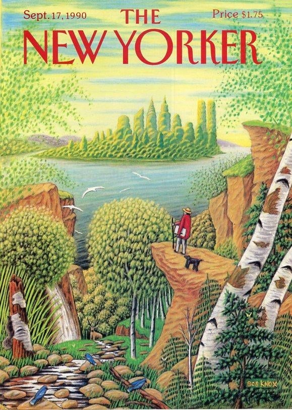 1990 Vintage New Yorker Cover, September 17 (Bob Knox), Original New Yorker Magazine Cover, New York - 2