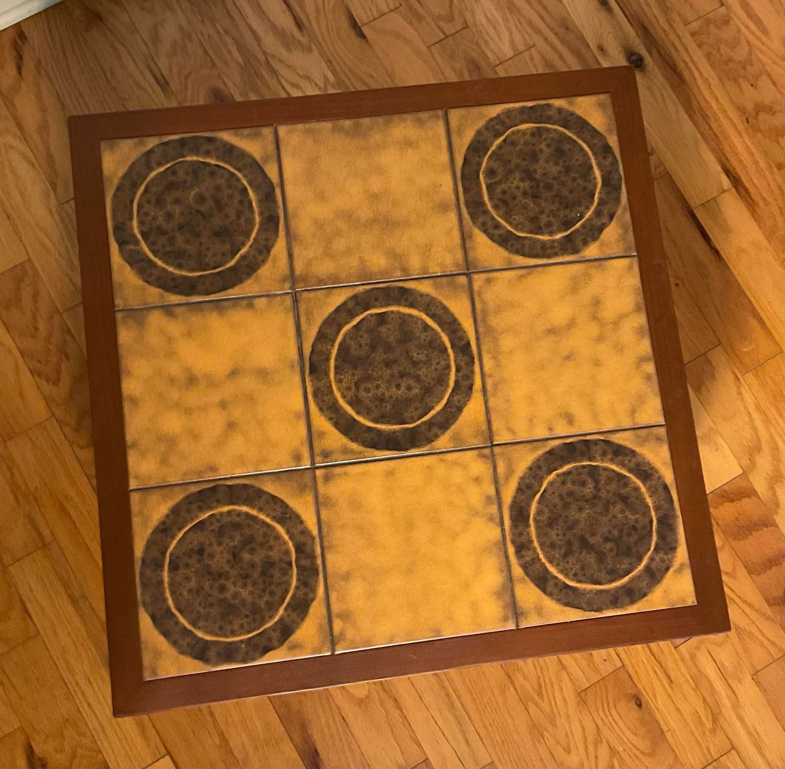 Pair of Danish Modern Tiled-Top Teak Square End Tables, Circa 1970s - 6