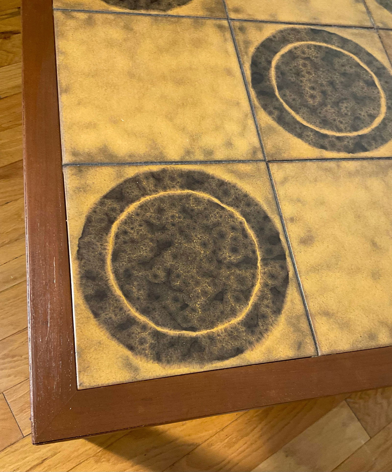Pair of Danish Modern Tiled-Top Teak Square End Tables, Circa 1970s - 7