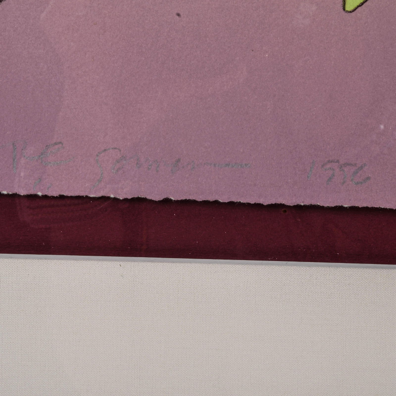 Framed Signed R C Gorman Limited-Edition 54/150 Lithograph "Tulip Tree" - 4