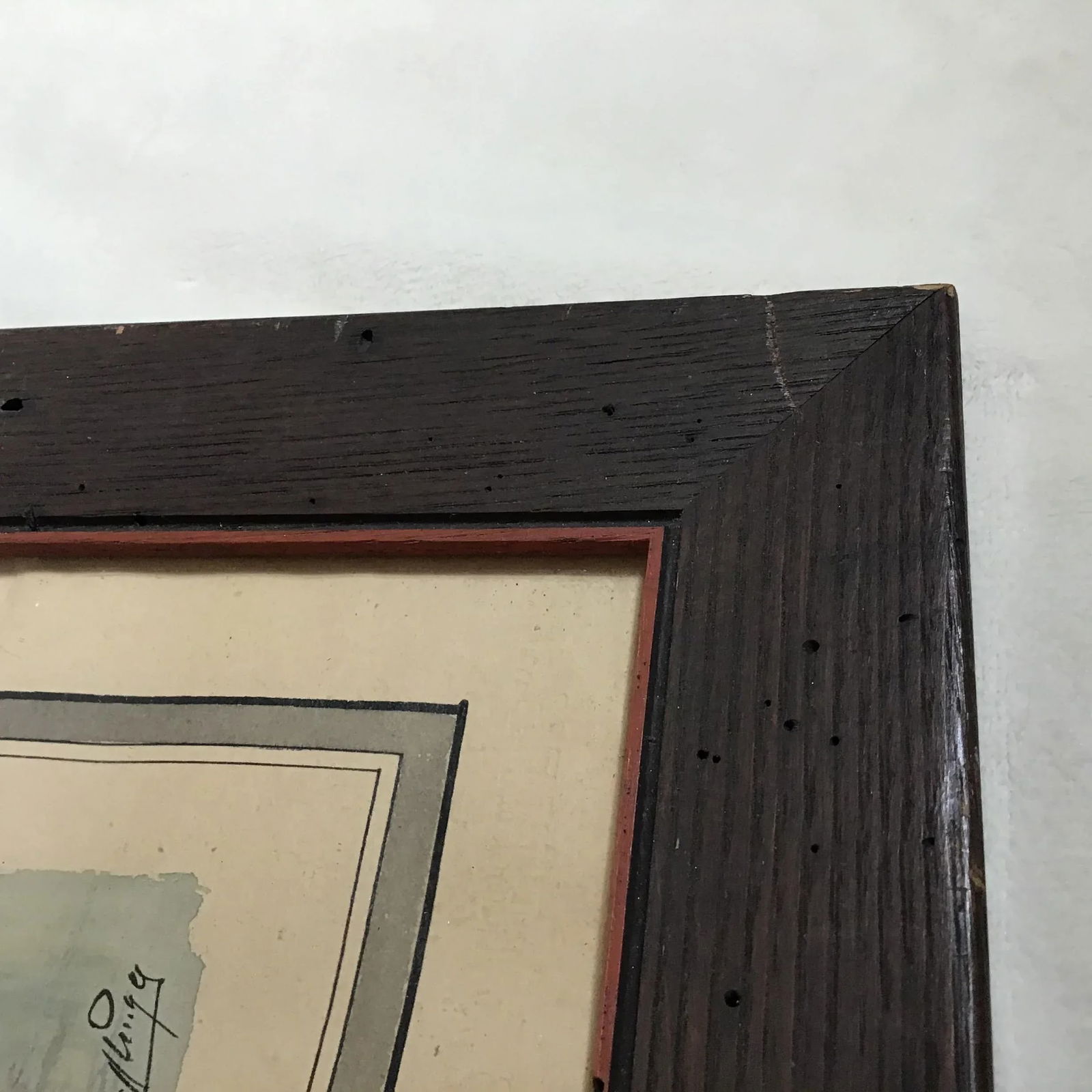 Vintage Paris Boulevard Bonne Nouvelle Watercolor Painting - 8