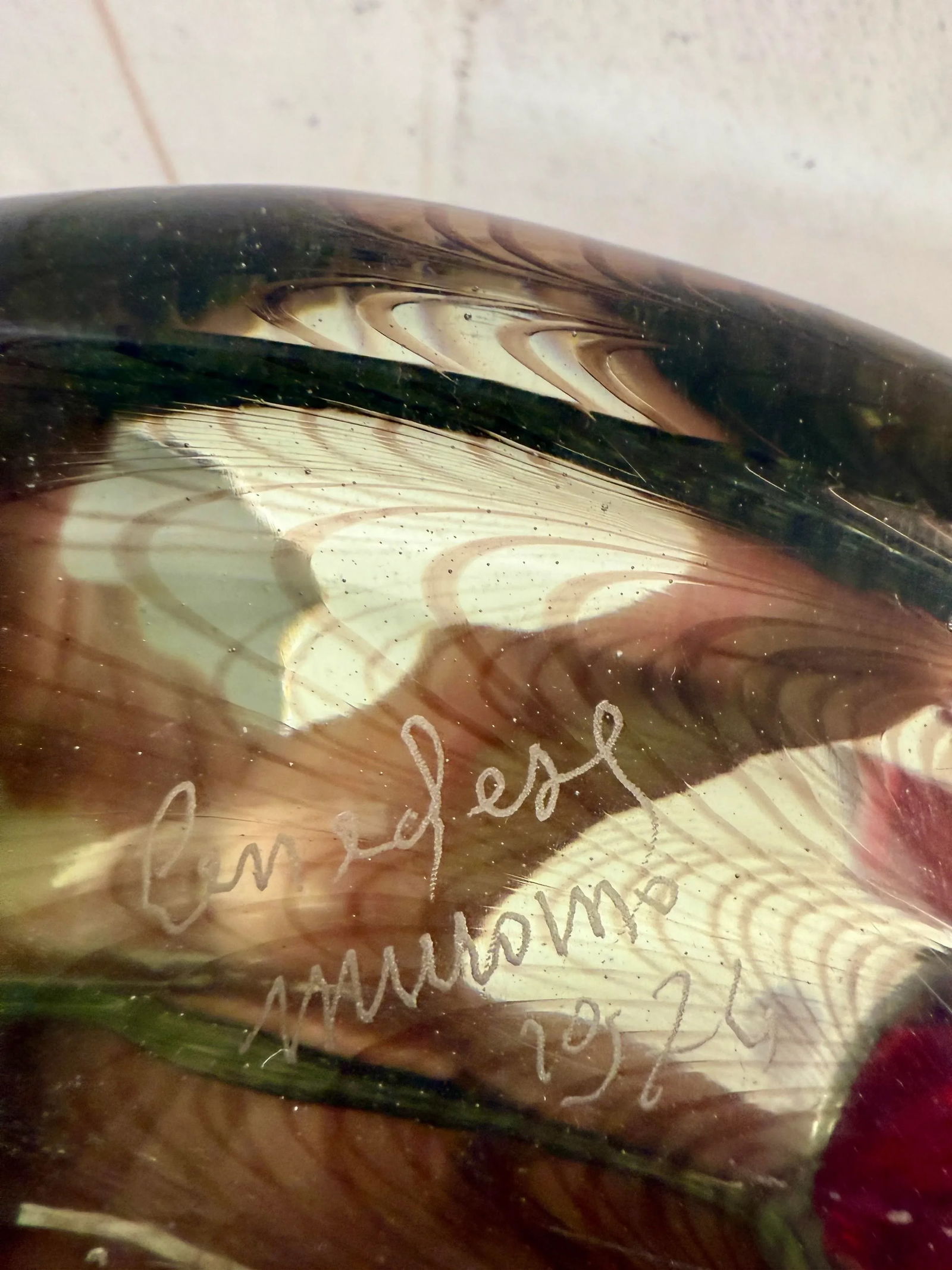 Vintage Signed Gino Cenedese Murano Glass Duck - 2