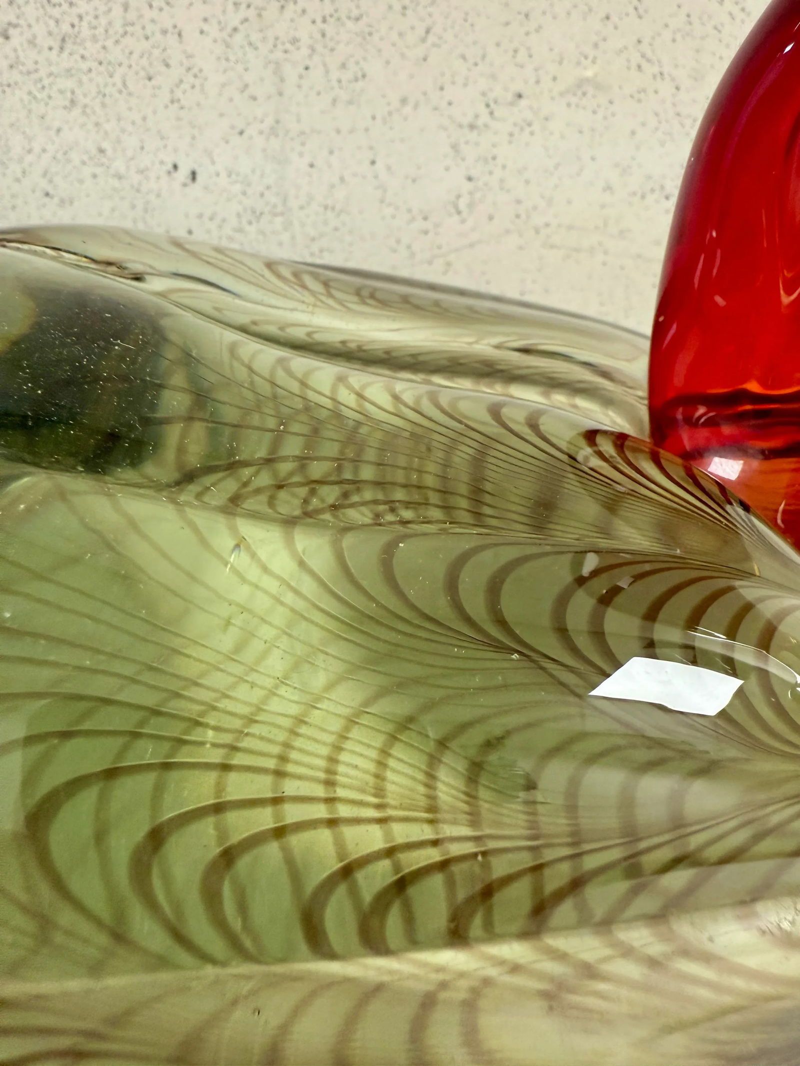 Vintage Signed Gino Cenedese Murano Glass Duck - 5