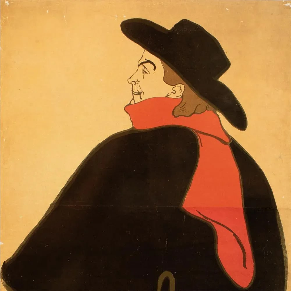1993 After Henri De Toulouse-Lautrec Large "Poster for Singer Aristide Bruant", First German Edition - 3