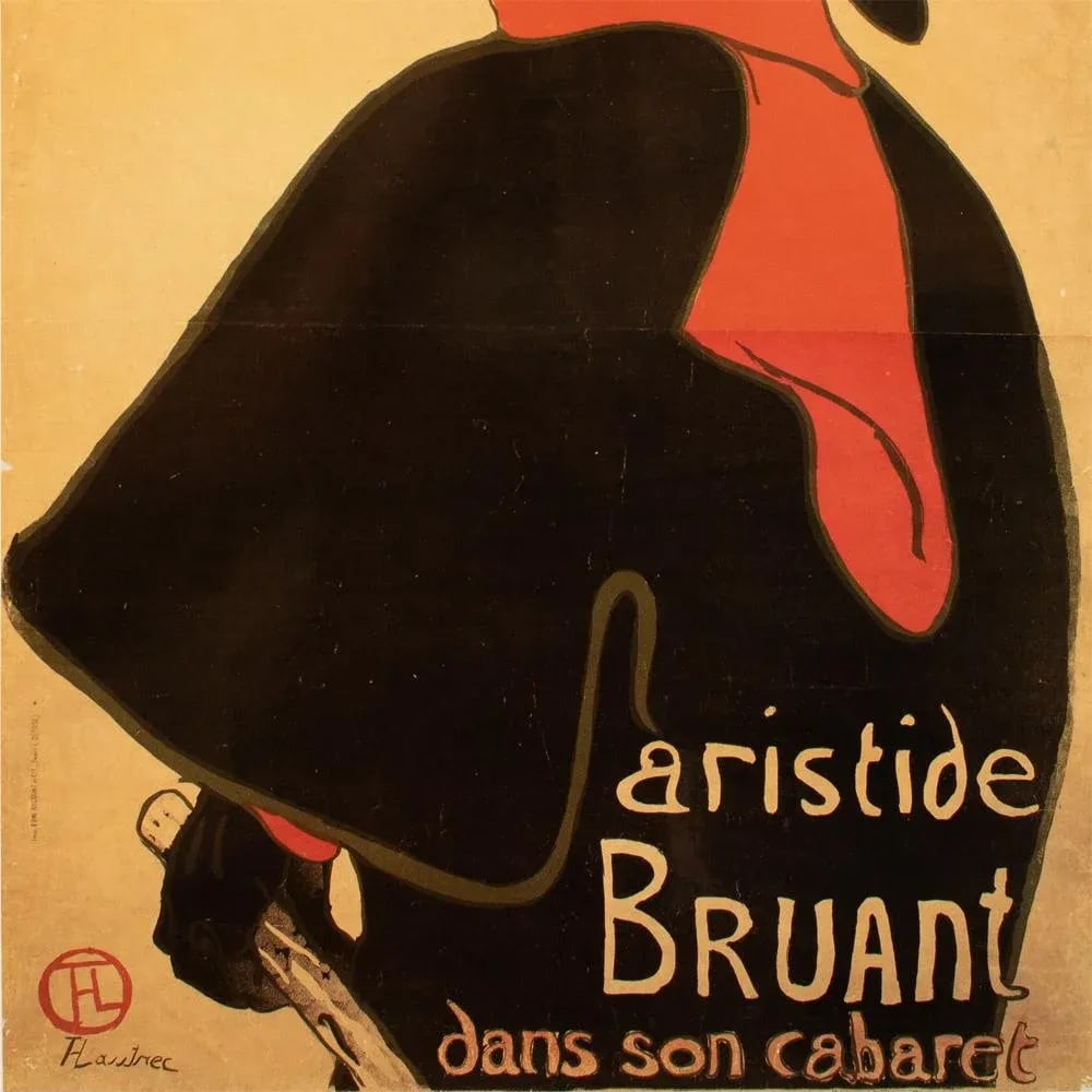 1993 After Henri De Toulouse-Lautrec Large "Poster for Singer Aristide Bruant", First German Edition - 4