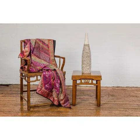 Earthy Brown and Cream Ceramic Vase with Energetic Dripping DÃ©cor - 6