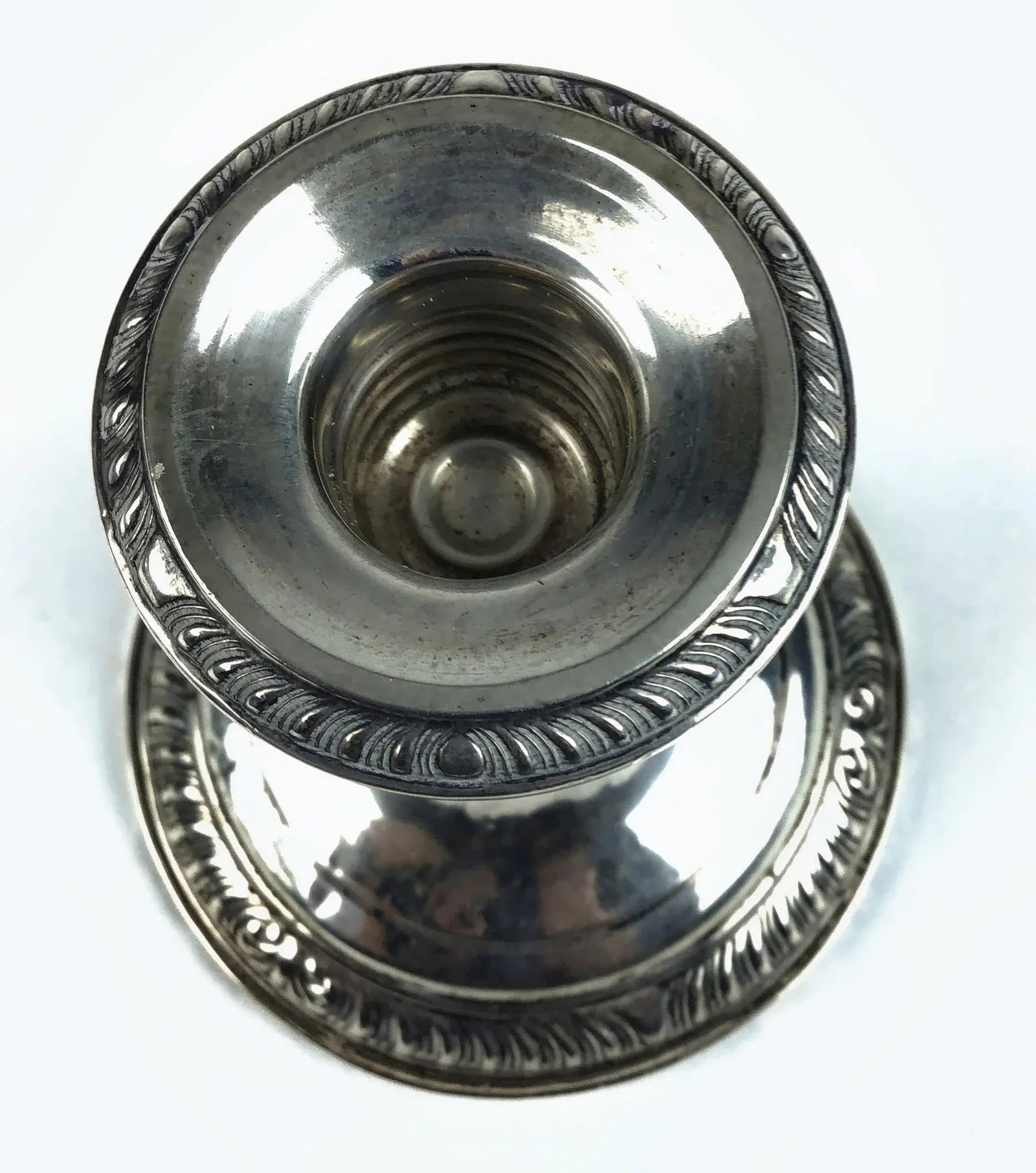 Antique Frank Whiting Weighted Sterling Candlestick Holder - 4