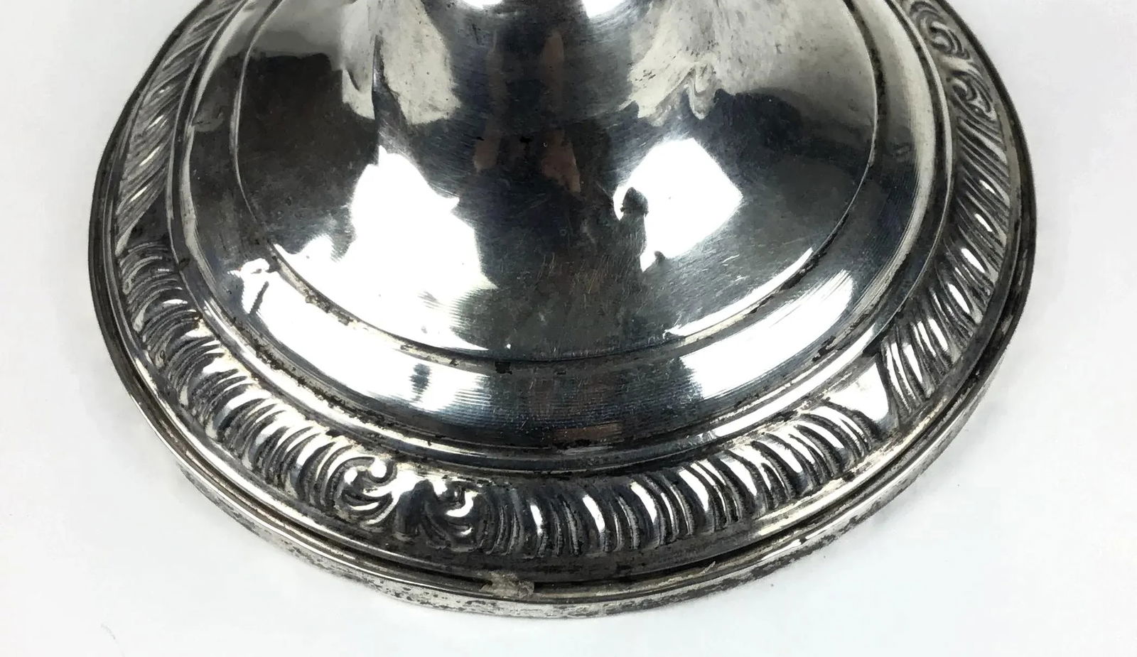 Antique Frank Whiting Weighted Sterling Candlestick Holder - 7