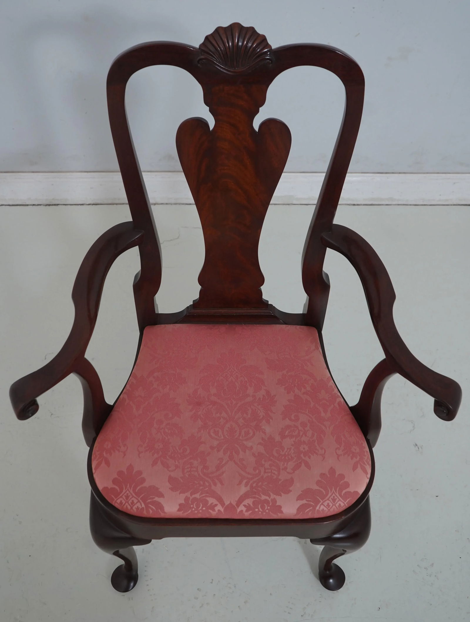 Kittinger Richmond Hill Mahogany Queen Anne Armchair - 2