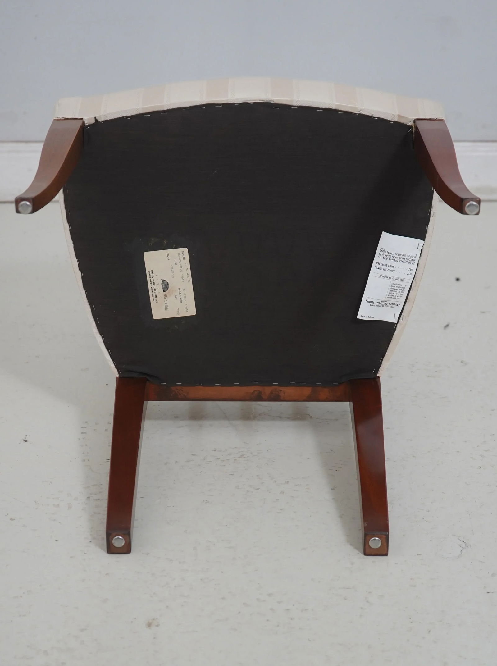 Kindel National Trust Mahogany Side Chair - 10