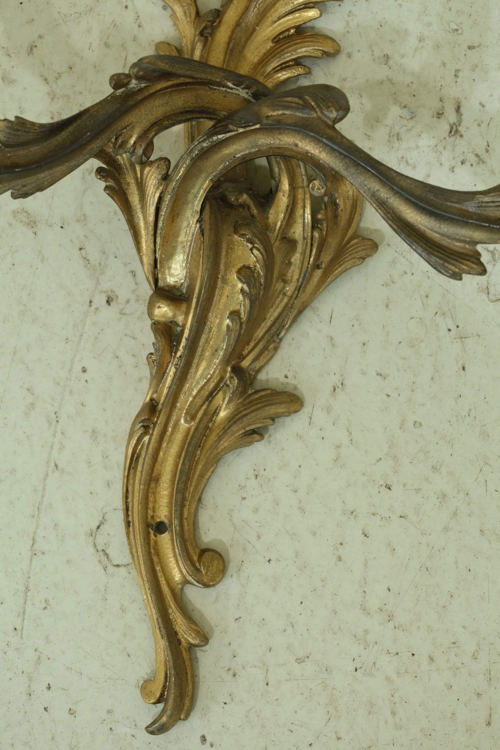 French Louis XV Style Bronze Candelabras - a Pair - 4