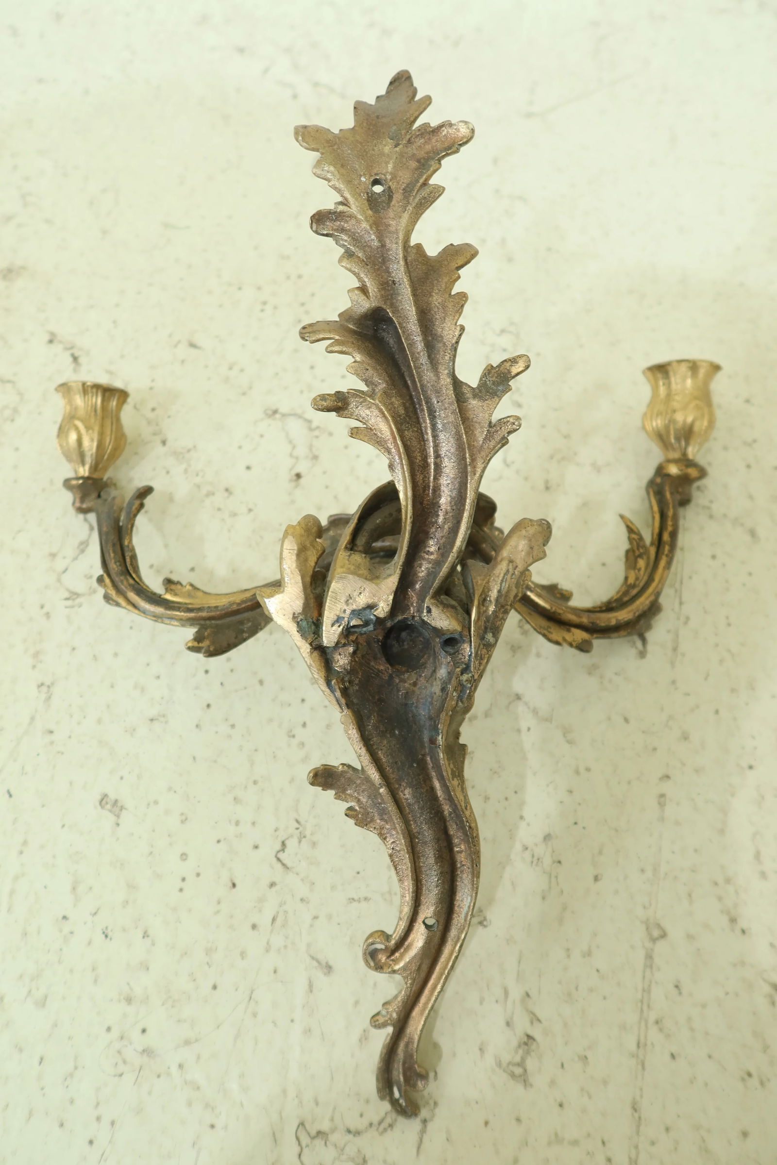 French Louis XV Style Bronze Candelabras - a Pair - 8