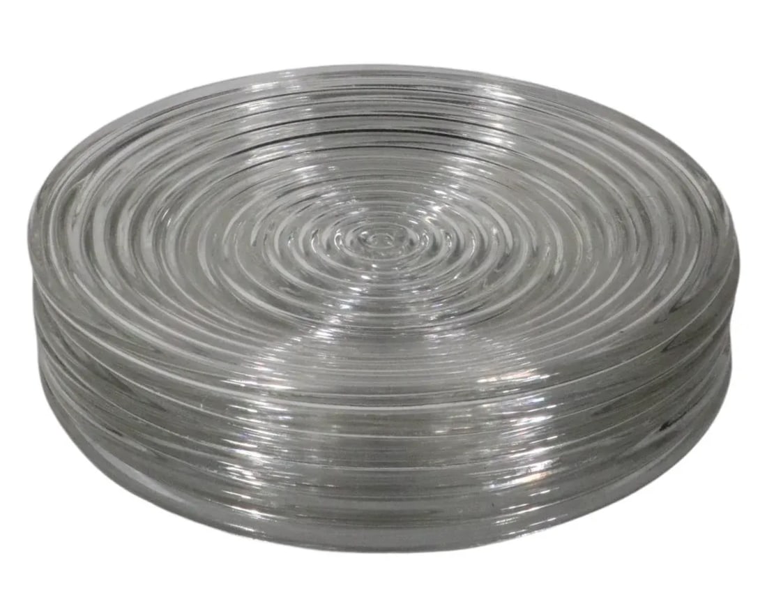 Mid 20th Century Anchor Hocking Manahttan Pattern Salad Plates- Set of 6 - 3