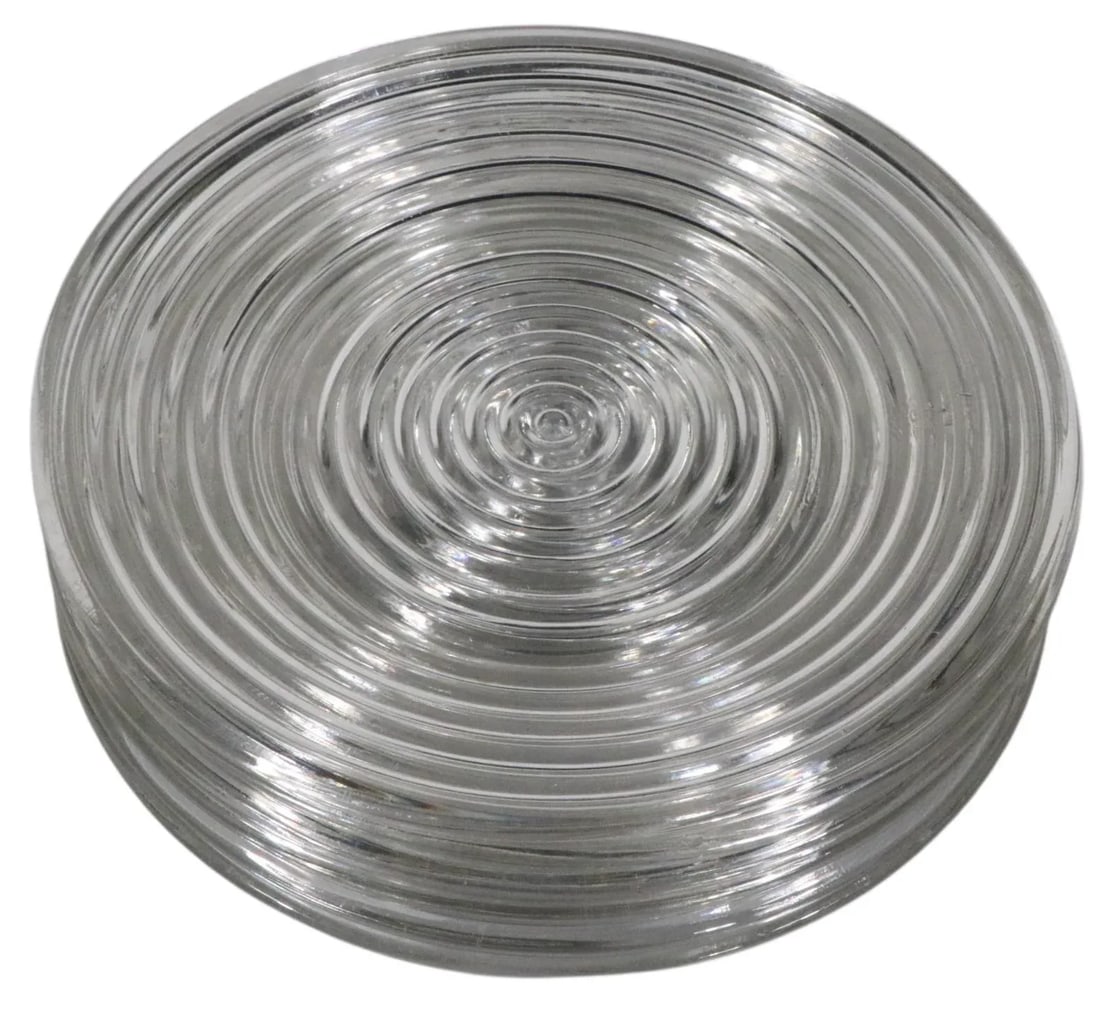 Mid 20th Century Anchor Hocking Manahttan Pattern Salad Plates- Set of 6 - 5