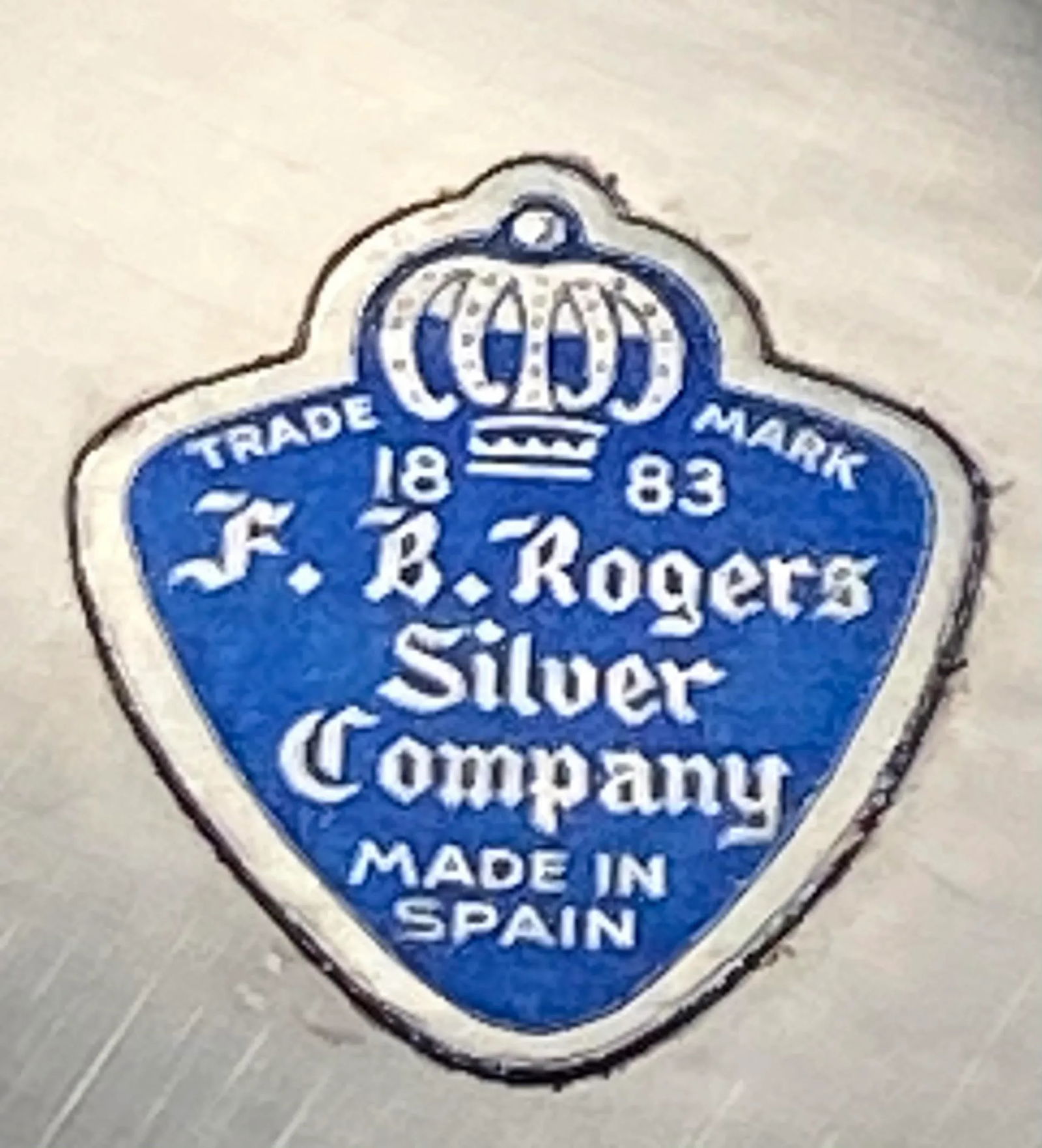 Vintage F B Rogers Silver Plate Centerpiece Bowl Made in Spain - 11