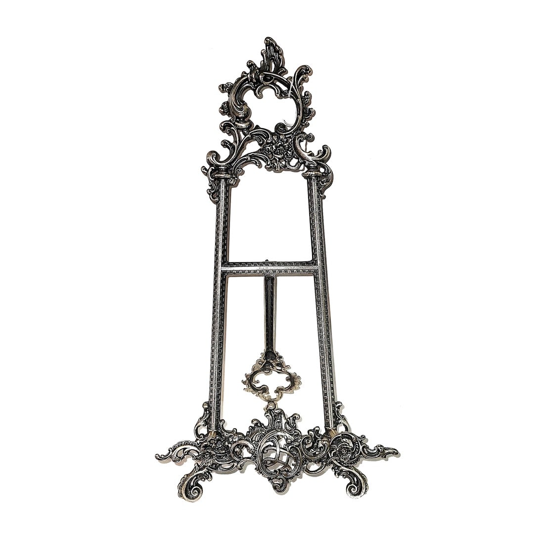 Late 20th Century Silver Plated Bronze Italian Easel (1 of 8)