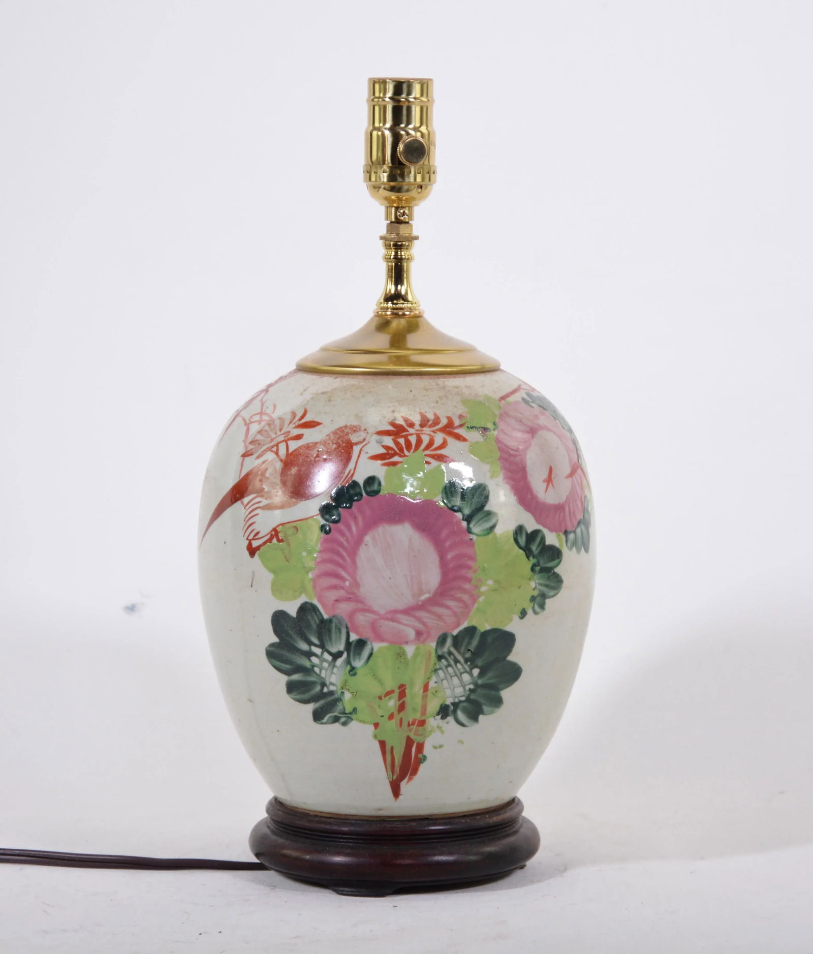 20th Century Chinese Famille Rose Jar Table Lamp - 7
