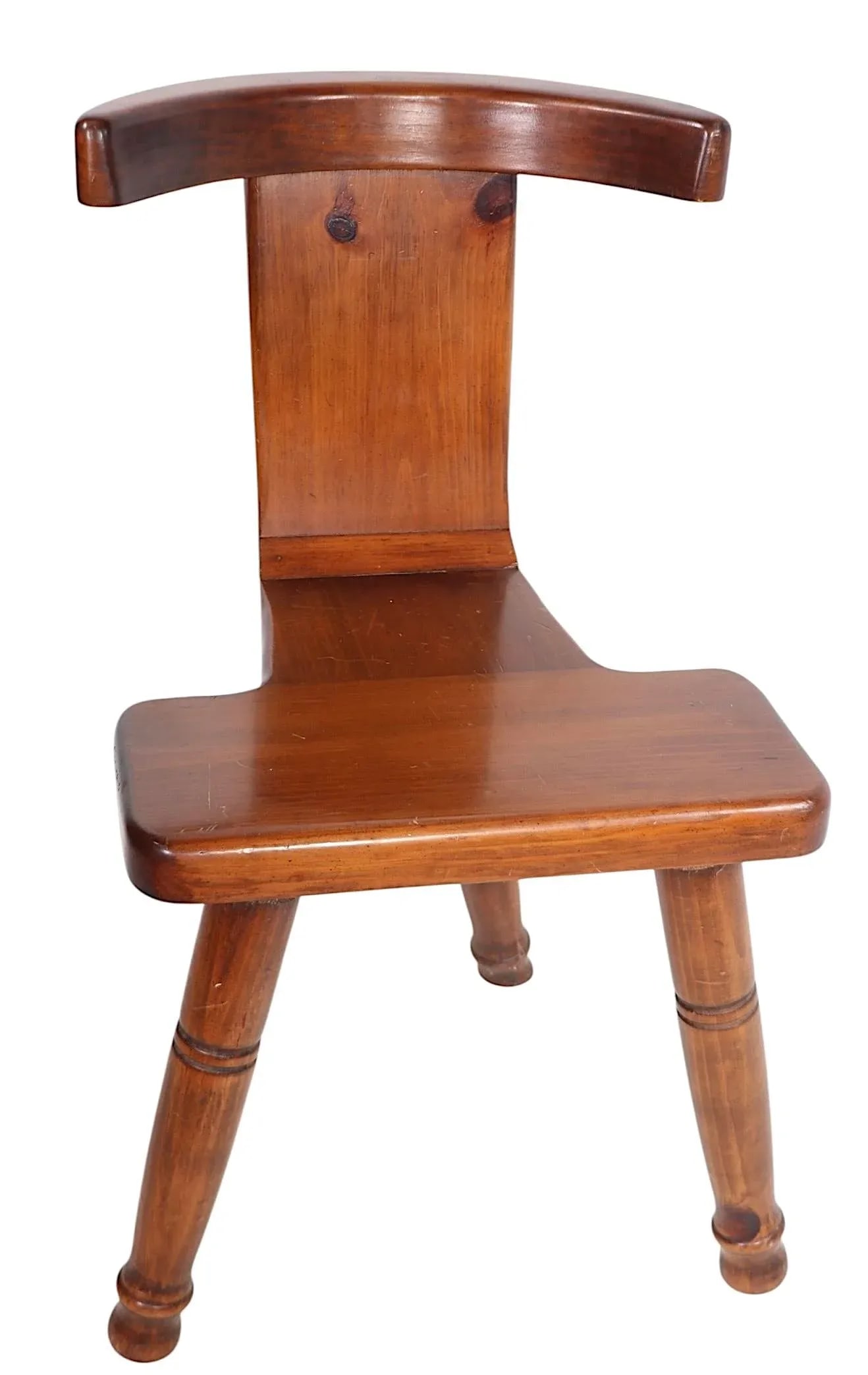 Rustic William Fetner Cockfighting Chair C. 1960's - 2