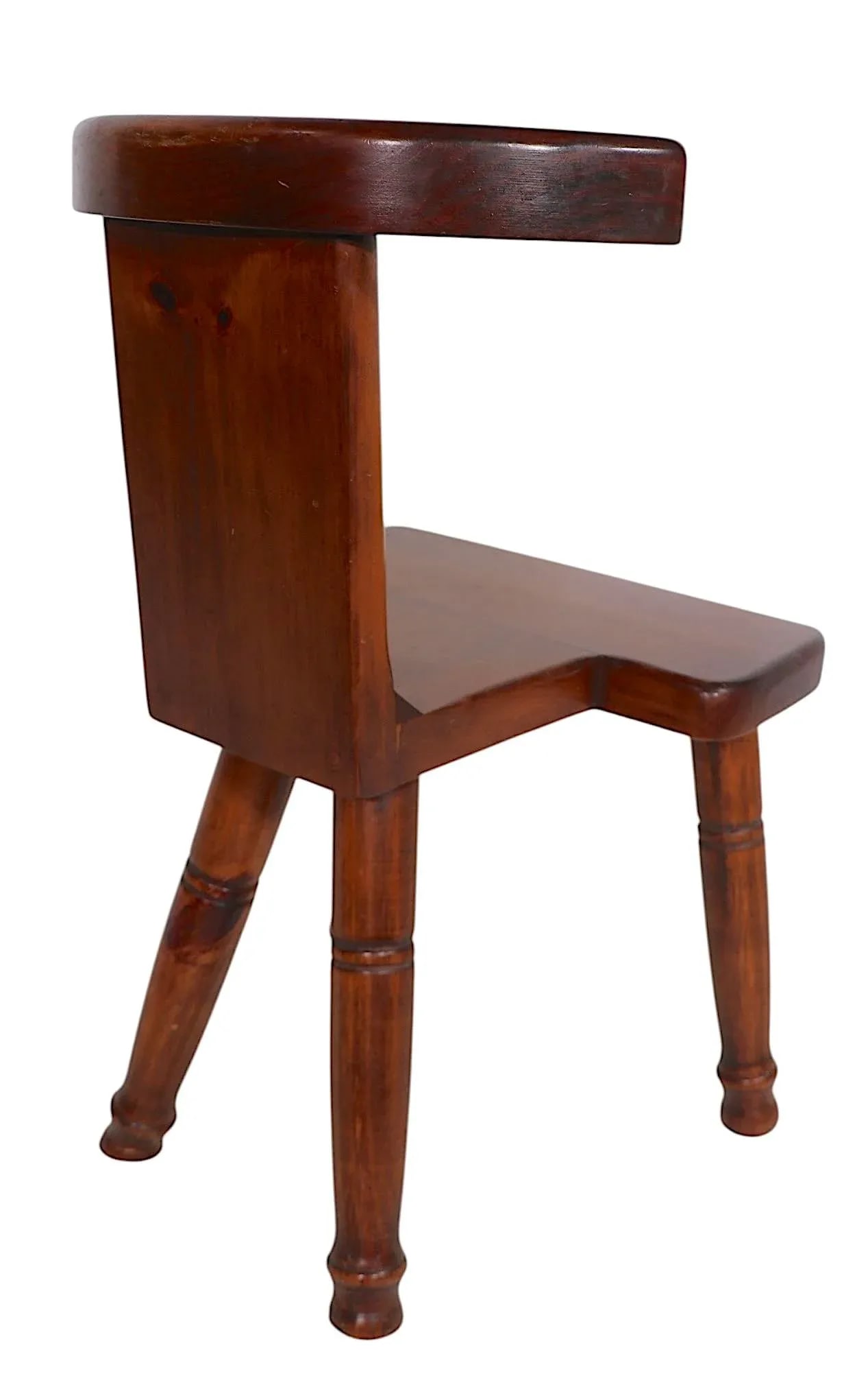 Rustic William Fetner Cockfighting Chair C. 1960's - 5