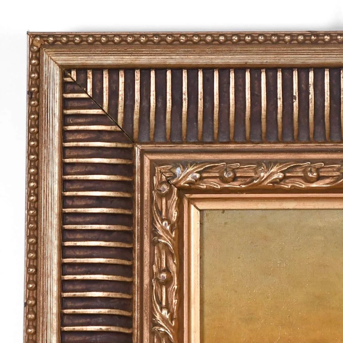 Early 20th Century Framed Signed CC Walger Painting of Cows in Morning Light - 3