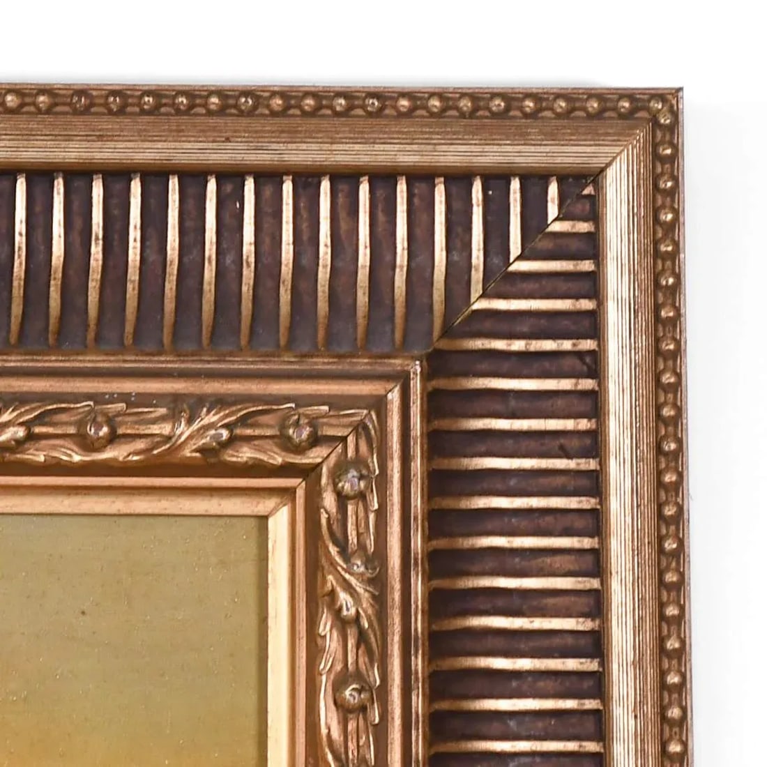 Early 20th Century Framed Signed CC Walger Painting of Cows in Morning Light - 5