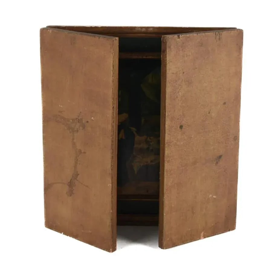 Italian Wood Triptych Holy Family - 3