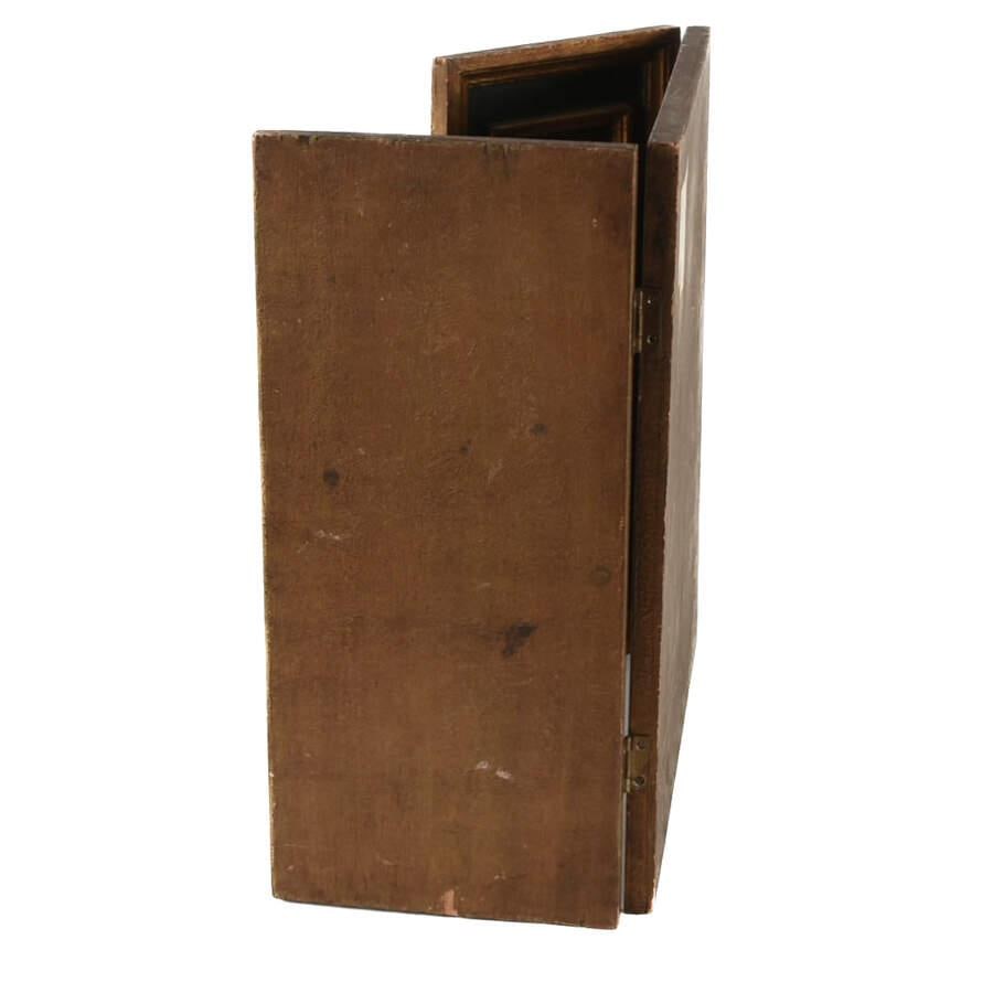 Italian Wood Triptych Holy Family - 4