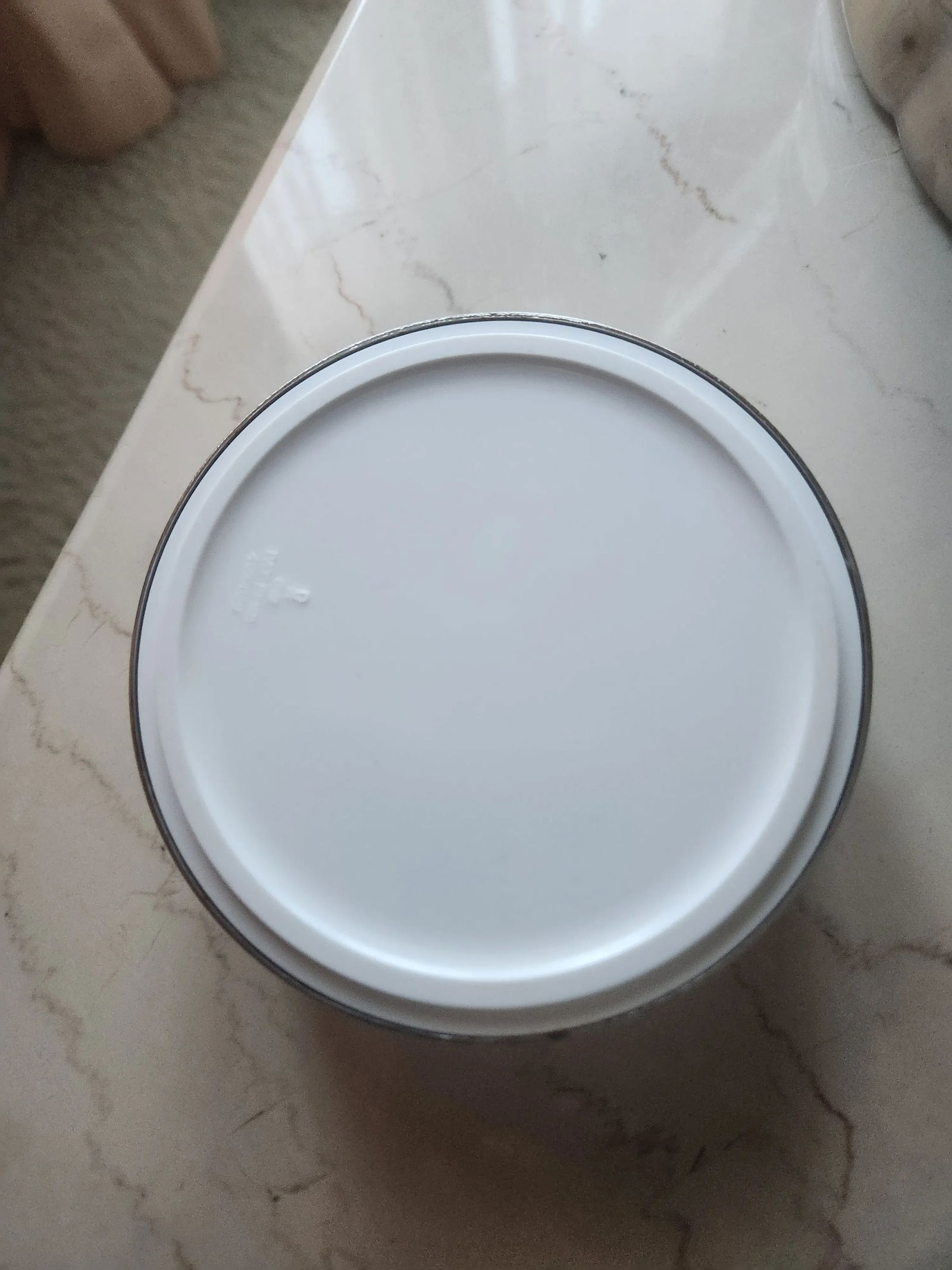 1960s Isamu Kenmochi Mod Ashtray Large Catch All Silver & White - 10