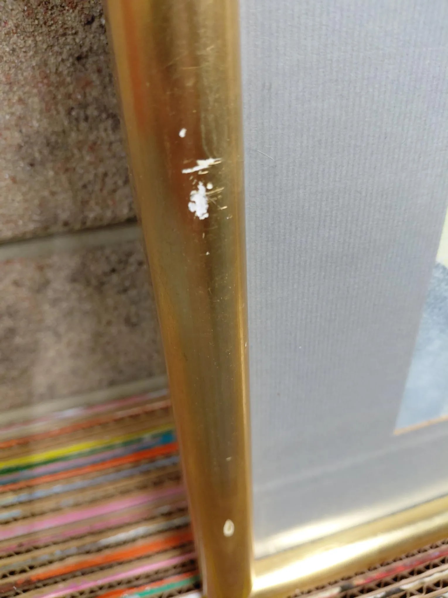 Framed Abstract Pastel by Richard Shesland - 11