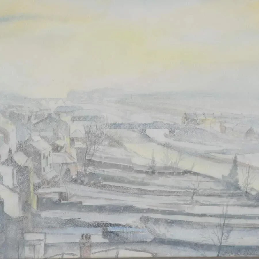 Framed Abstract Pastel by Richard Shesland - 2