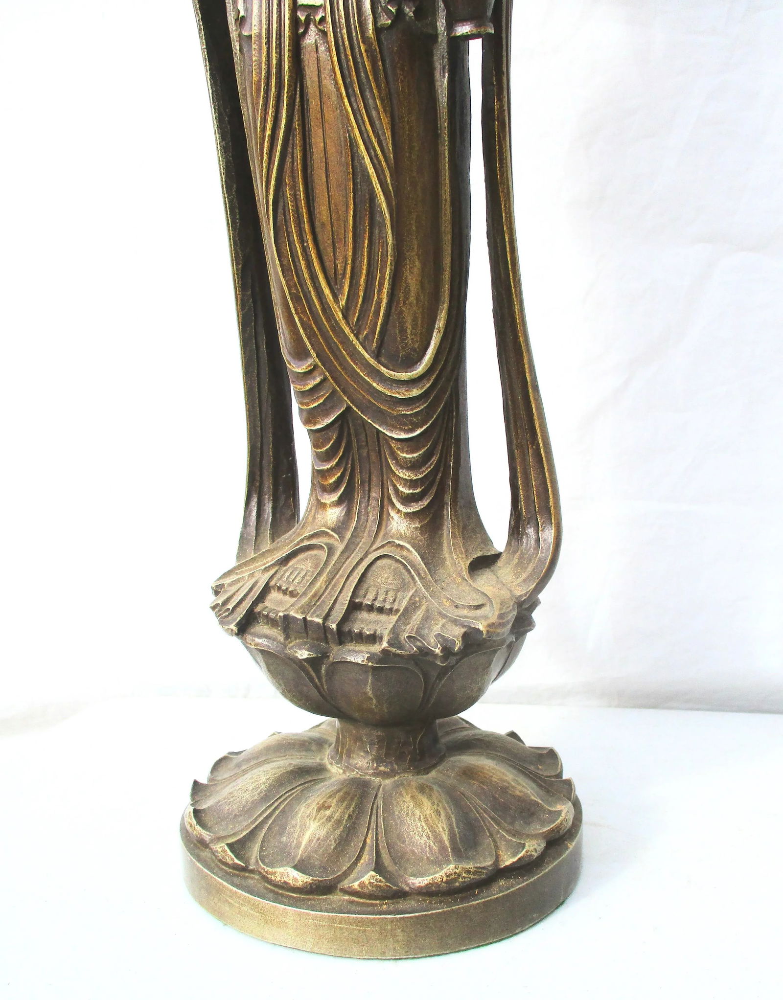 Japanese Mid- Century Standing Bronze Buddha - 3