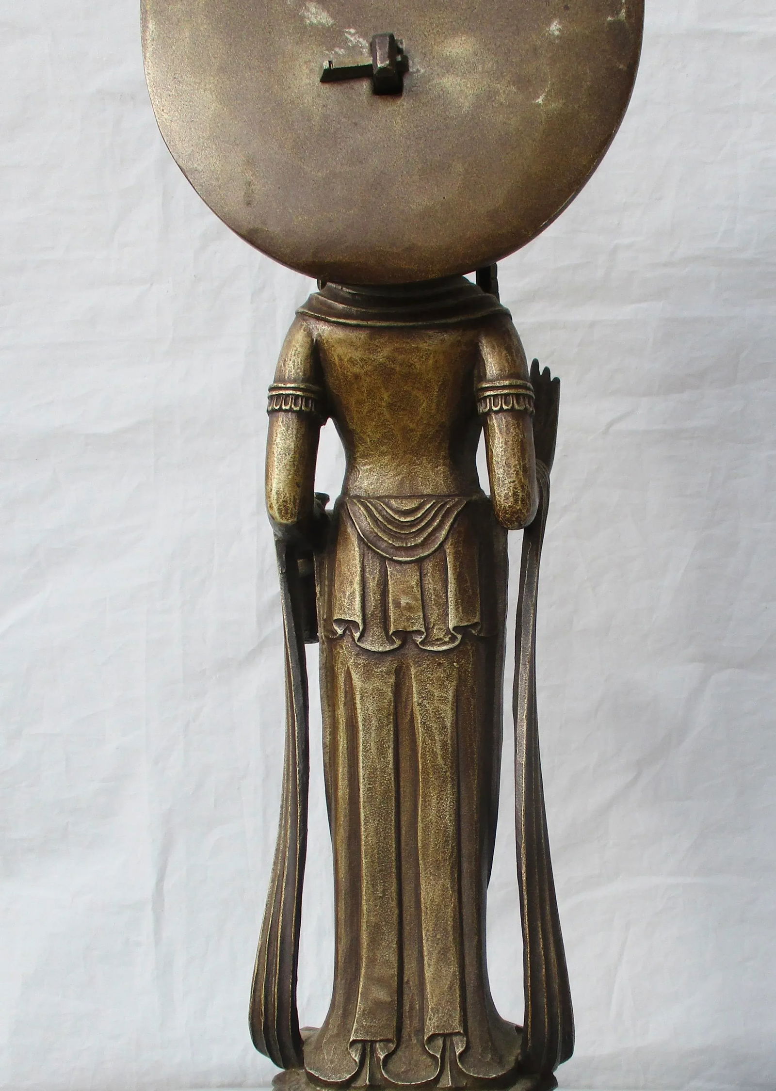 Japanese Mid- Century Standing Bronze Buddha - 5