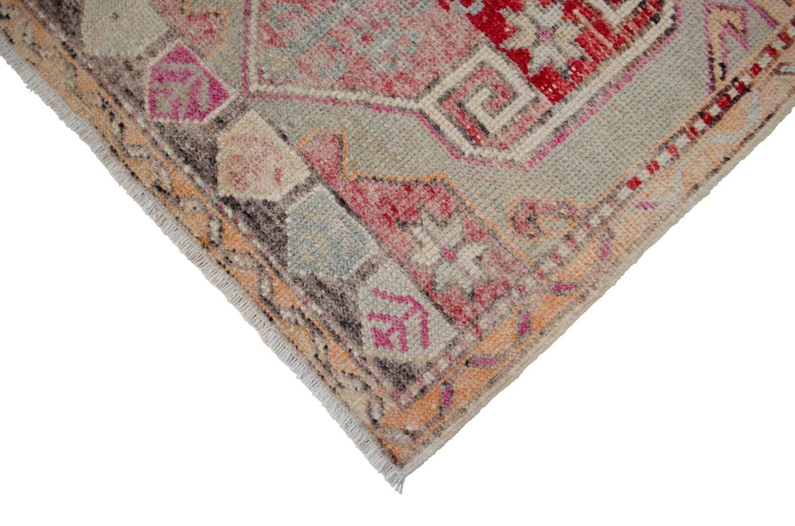 Hand Knotted Door Mat, Entryway Rug, Bath Mat, Kitchen Decor, Small Rug, Turkish Rug - 1'10"x - 8