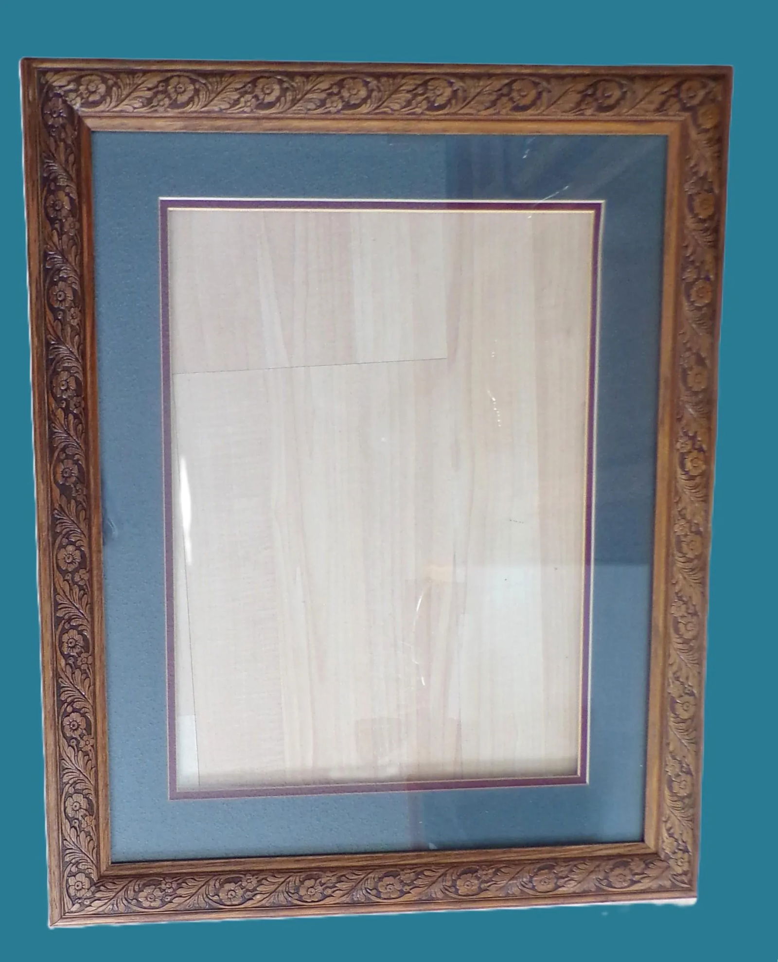 Large Mid 20th Century Brown Wooden Frame - 3
