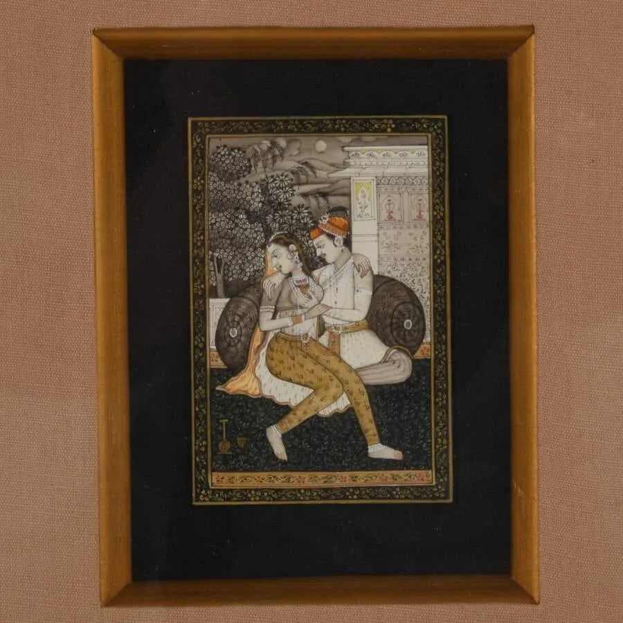 Indian Miniature Painting of People - 2