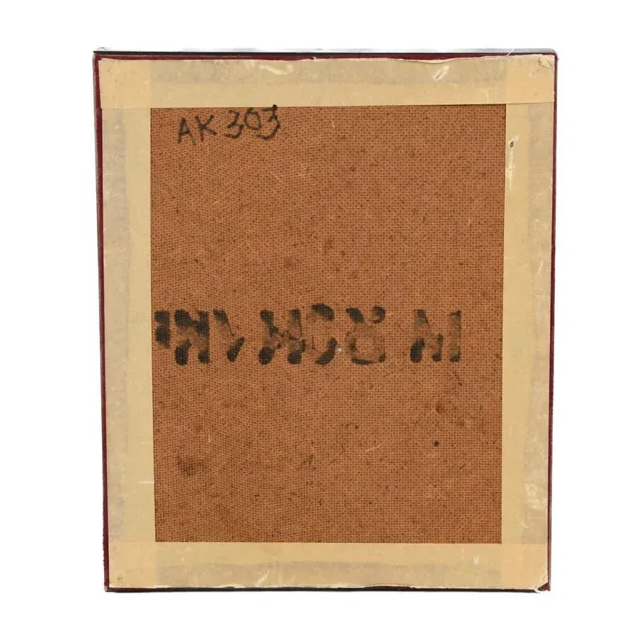 Framed Miniature Abstract by James Akston - 5