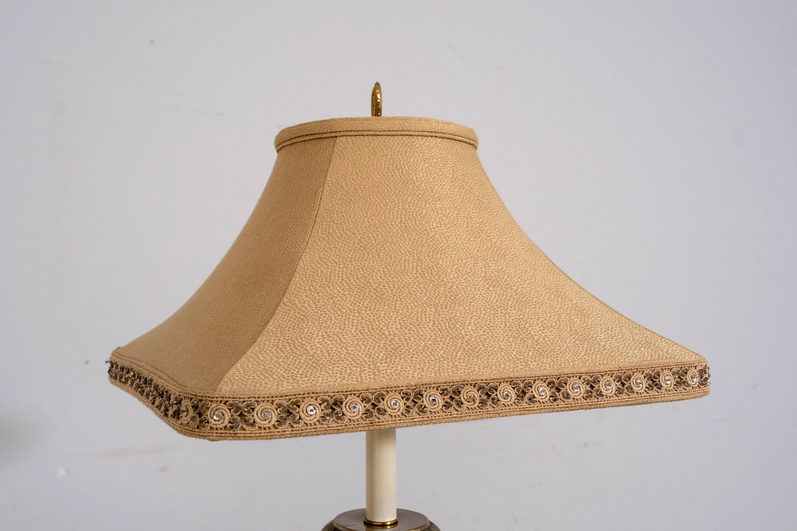 1990s Frederick Cooper 2 Light Brass Table Lamp - 3