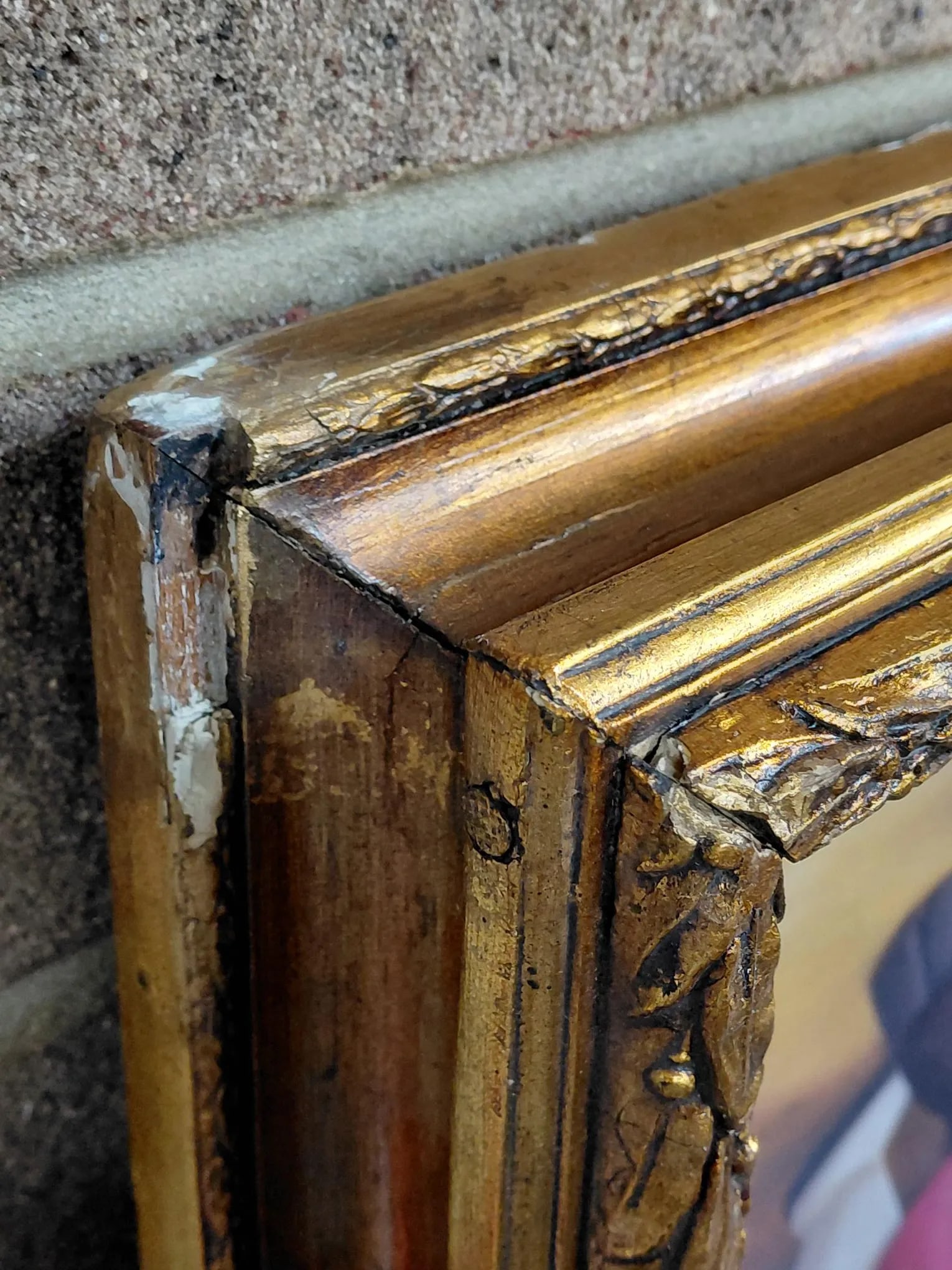 Print of El Quite by Fernando Botero in Gold Frame - 12