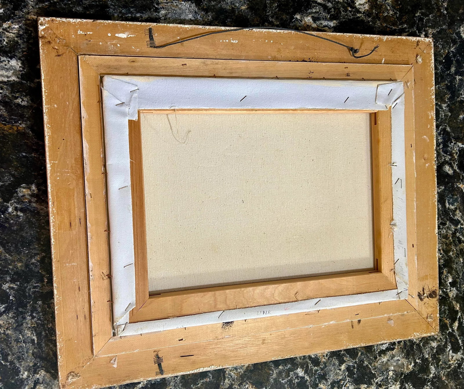 Original Signed K Chu Oil on Canvas, Bird in Floral Scene, Framed - 10